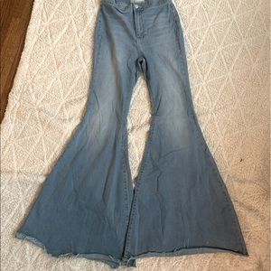 Free people bell bottom jeans